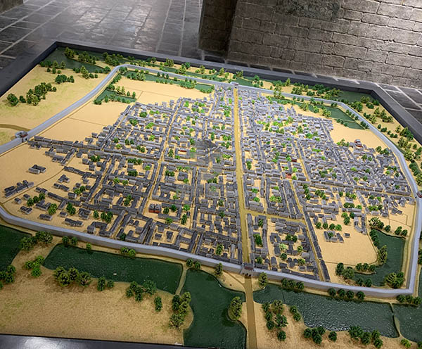 克山县建筑模型