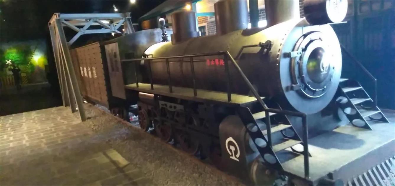 克山县蒸汽火车模型